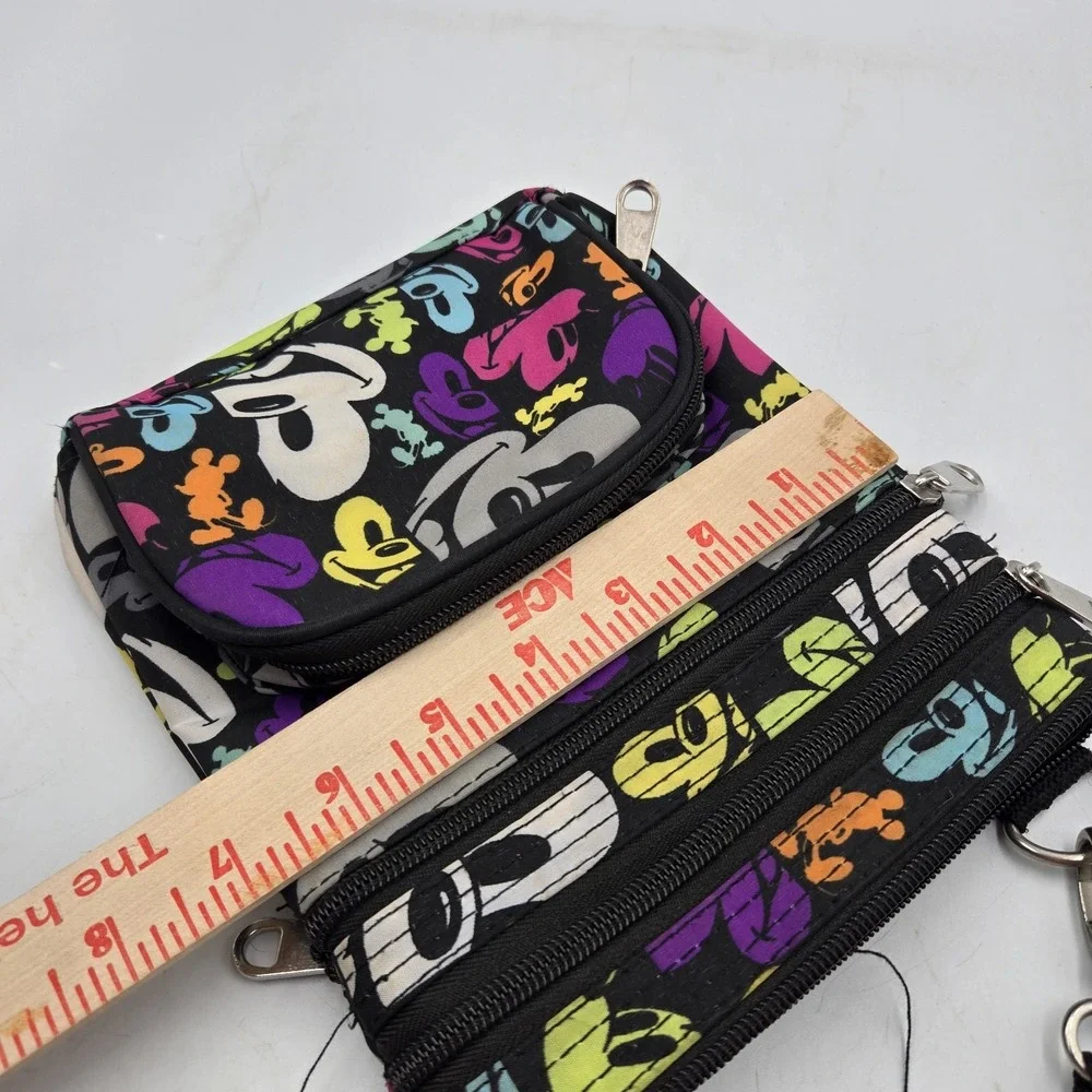 Disney Parks Exclusive Mickey Mouse Crossbody Colorful Pop Art 9x8x2 In